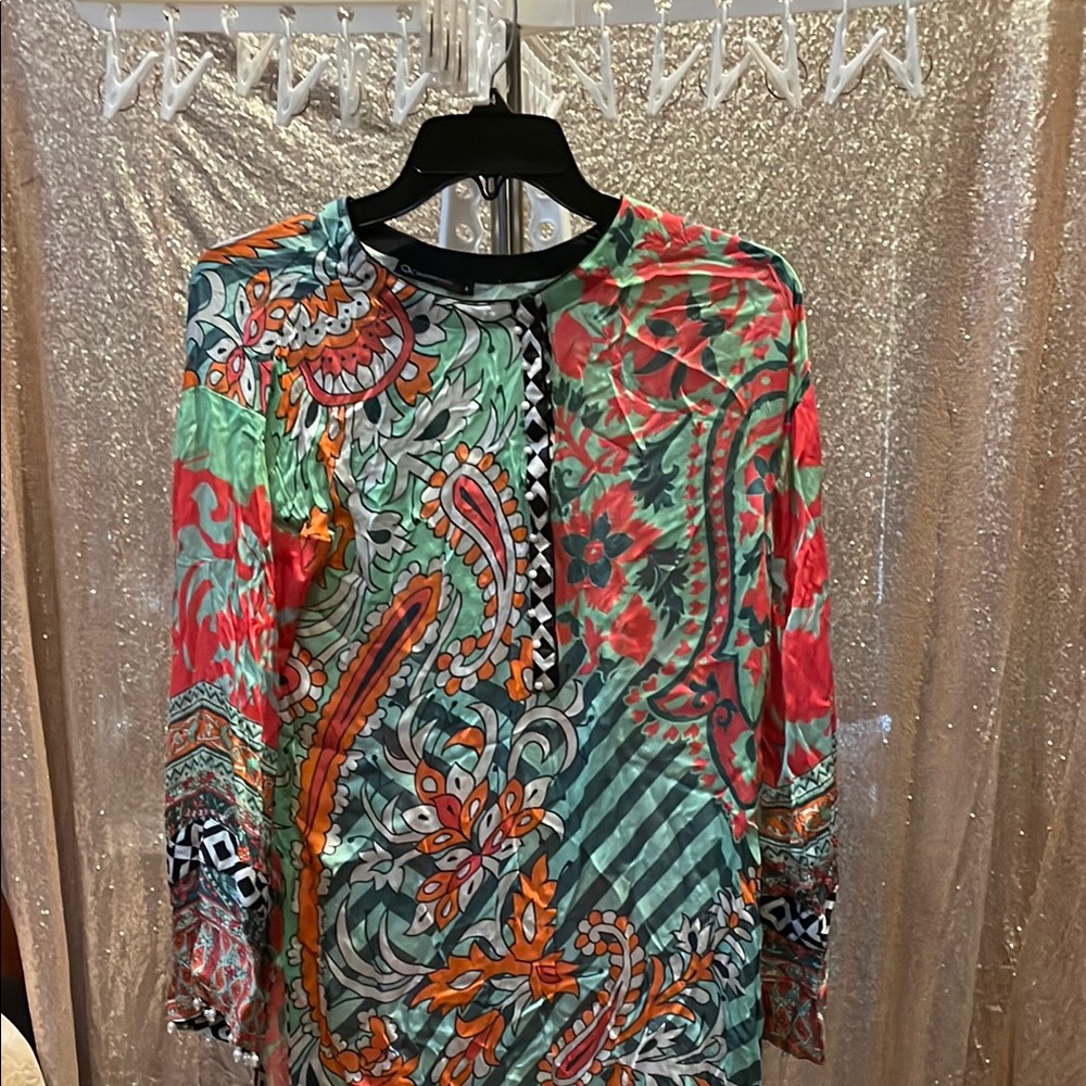 Alkaram Studio Multicolor Paisley Blouse